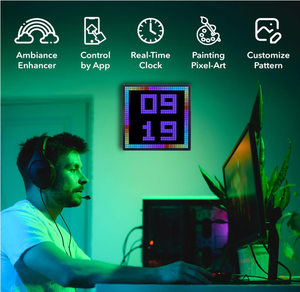 หน้าจอดอทเมตริก <span class=keywords><strong>LED</strong></span> RGB 16พิกเซลในร่ม/กลางแจ้งพร้อมการควบคุมบลูทูธสำหรับการตกแต่งโฆษณา - Product Image 3