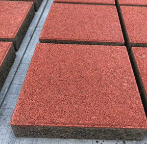 Briques de pavage en béton perméable antidérapantes, pavés en argile hautement résistants aux intempéries <span class=keywords><strong>pour</strong></span> l'aménagement paysager extérieur - Product Image 4