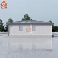 Casa Contenedor Prefabricada de Estilo Simple con Techo Inclinado, Impermeable, de Bajo Costo y Fácil Montaje