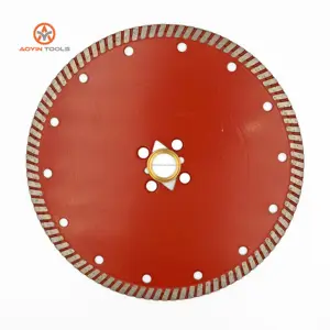 OEM 5Inch (115mm) Suppliers Hot Pressed Turbo Diamond Wave Porcelain Circular Saw Blade use for Granite Ceramic Tile and Marble