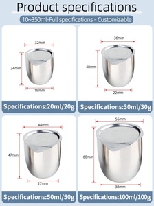Fabrik preis Anpassbarer Platin tiegel Verschiedene Größen Von 5ml bis 500ml OEM-Unterstützung - Product Image 5