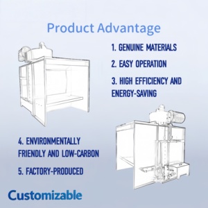 Cabina di Verniciatura a Spruzzo con Tenda d'Acqua Personalizzata in Acciaio Inox 304, Controllata da PLC, Certificazione CE, Garanzia 2 Anni - Product Image 3