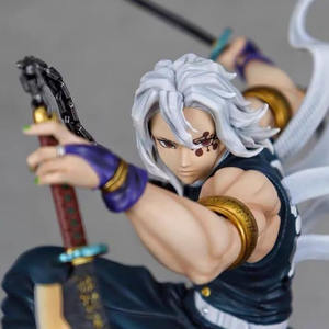 Figuras <span class=keywords><strong>Anime</strong></span> 29cm effetti speciali doppio coltello modalità cacciatrice di demoni figure <span class=keywords><strong>Anime</strong></span> Uzui Tengen <span class=keywords><strong>Kimetsu</strong></span> No Yaiba Figuras - Product Image 1