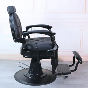 Sillón de Peluquería Hidráulico Moderno de Lujo, Silla de Estilista, Barbería, Masajes, Reclinable, Cuero PU, para Hotel, Escuela, Comercial - Product Image 6