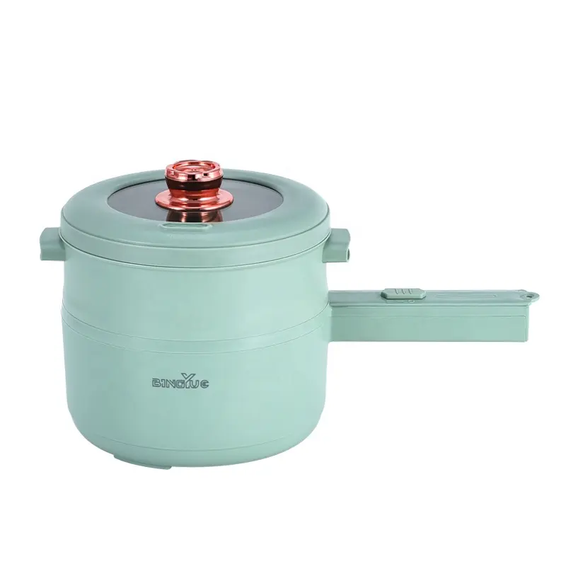 2022 Whole sale 2.0L household new electric boiling frying pan,Mini Food Noodle Soup Cooking Pot,Electric pot