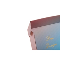 Cartón de papel Kraft ecológico de alta calidad, envío impreso personalizado para ropa, ropa interior, regalos, carpetas de marca, laminación mate