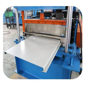 16 Inch Stalen Flush Effen Soffit Metalen Dakbedekking En Gevelbekleding Panel Rollforming Machine