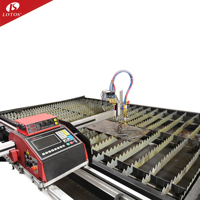 Machine de découpe plasma CNC Lotos Hotsale IGBT haute précision, épaisseur de coupe 60 mm, 1500x3000 mm, usine chinoise, livraison rapide