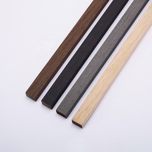 Noce rovere nero finitura lamelle pareti rifiniture pannelli <span class=keywords><strong>legno</strong></span> <span class=keywords><strong>per</strong></span> pannelli acustici striscia <span class=keywords><strong>di</strong></span> chiusura - Product Image 4