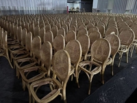 Chaise Monet de banquet de mariage en rotin en bois