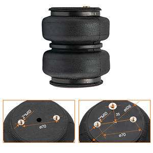 Kit de nivellement de suspension avec ressorts pneumatiques arrière MaXpeedingrods pour Dodge Ram 2500 3500 4WD 2011-2018 jusqu'à 5000 LBS - Product Image 4