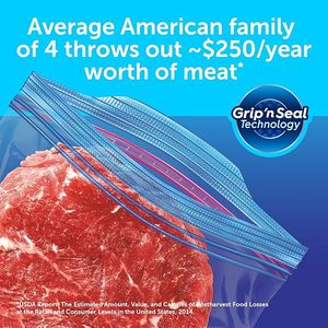 ถุงแซนวิชพลาสติกแบบมีซิปด้านบนใช้เทคโนโลยีตัวเลื่อนช่องแช่แข็งสำหรับขนมอาหารกลางวันภาชนะเก็บผัก - Product Image 6