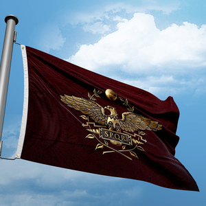 <span class=keywords><strong>Empire</strong></span> de la <span class=keywords><strong>Rome</strong></span> Antique SPQR 3x5FT Drapeaux du Royaume Romain Drapeau National en Polyester Personnalisé Bannière Imprimée pour Festival Sports Event Decor - Product Image 1