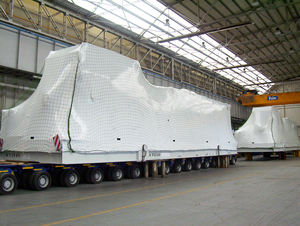 Fabriqué en Italie, film protecteur de marque Carte Dozio, 240 microns, 25 m x 12 m, protection UV, imperméable, film rétractable pour stockage extérieur - Product Image 5