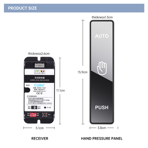 Cumu không dây gương tay chuyển đổi điện cửa đẩy chuyển đổi cảm biến cửa điều khiển từ xa - Product Image 6
