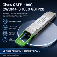 Nouveau module transceiver optique à quatre ondes QSFP28 100G CWDM4 LC Duplex 2km SMF pour centre de données DCI