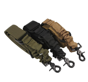 DFS0116 Correas Tácticas Elásticas Negras, Verdes y Caqui con Hebilla de Gancho Metálico, Correas Cruzadas Tácticas para Fanáticos de CS - Product Image 5