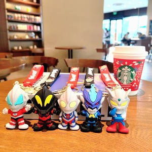 พวงกุญแจพีวีซีสไตล์อุลตราแมนสำหรับสะสมกระเป๋าพวงกุญแจรถอะนิเมะญี่ปุ่นรุ่น Q - Product Image 6