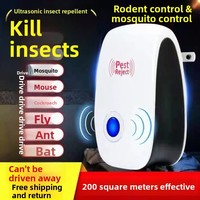 Répulsif électronique à ultrasons pour le contrôle des moustiques, des rongeurs et des cafards, usage domestique, 220V 50Hz