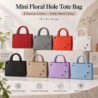 Mini sac à main EVA 19x8x13cm, décoration DIY, sac de rangement pour cosmétiques, imperméable, pour la plage, les voyages, l'usage quotidien, vente en gros