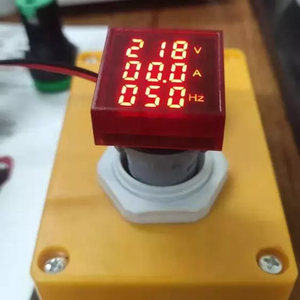 Voltmètre et ampèremètre AC 3 en 1 Panneau d'affichage à LED <span class=keywords><strong>Compteur</strong></span> 0-100A/7-480VAC/-<span class=keywords><strong>30</strong></span>-120C Fréquence de courant pour usage domestique et industriel - Product Image 2