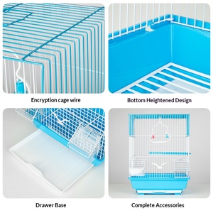 Venta Directa de Fábrica, 2000 Unidades en Stock, Jaula para Pájaros Canarios Pequeños, Ecológica, de Acero Inoxidable con Cierre de Botón a Presión - Product Image 3