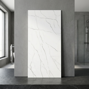 Digital Carving Porcelain Tiles 24x48 Inch Polished Surface Premium Interior Flooring - Product Image 1