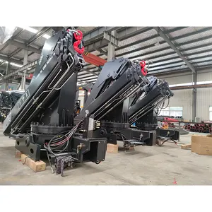 Diskon besar Cina BOB-LIFT 3 Ton 5 Ton 8 Ton 10 Ton mesin angkat truk dipasang crane knuckle boom truk terpasang derek untuk penjualan