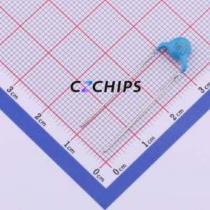 ตัวเก็บประจุนิรภัย HME102MG3BW-F6001 แบบ Through hole (THT), ระยะขา P=7.5 มม. 1nF 20% X1, Y2 - Product Image 1
