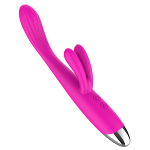 Vibrador de 3 Motores OEM con Forma de Esposas, Estimulador de Punto G, Resistente al Agua, Ecológico, Batería Recargable Integrada, 20 Frecuencias, para Pezones y Ano - Product Image 1