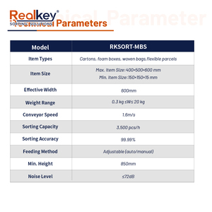 Clasificador de Cintas Modular, Asignación Precisa de Destinos, Funcionamiento Estable, Mejora el Flujo de Paquetes para Centros de Logística Postal - Product Image 2