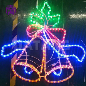 LED Christmas Bell <b>Light</b> Outdoor Holiday Decoration with Motif <b>Lights</b> - Product Image 3