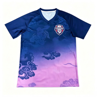 Nouveaux Maillots de Football de l'Équipe Nationale du Maroc pour Hommes – Qualité Thaïlandaise Bleus et Roses