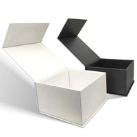 Boîte cadeau rigide portable haut de gamme avec logo personnalisé, fermeture magnétique, matériaux recyclés, emballage écologique