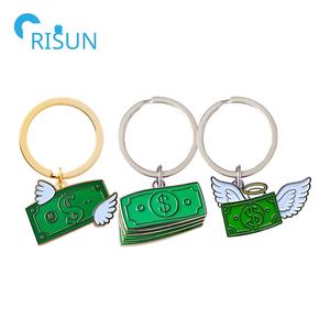 Produsen personalisasi mendapatkan banyak uang dompet uang dolar Llavero gantungan kunci gantungan kunci liontin kustom uang dompet uang dolar gantungan kunci - Product Image 2