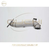 Sistema de Escape de Acero Inoxidable Ouchi Fashion con Tubo de Bajada para Chevrolet Malibu 1.5T con Protector de Cabeza, Tubo de Bajada para Chevy Malibu