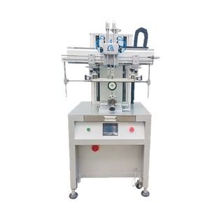 Imprimante à écran entièrement automatique Haotian S-3A-W 120x120mm pour surfaces rondes, impression monochrome - Product Image 4