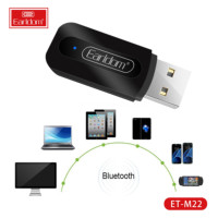 Adaptateur USB pour voiture Earldom, adaptateur audio sans fil, kit voiture, récepteur de musique pour la maison, système audio stéréo de voiture, haut-parleurs