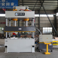 Presse hydraulique à quatre colonnes à double cylindre de 315 tonnes pour le formage et le étirage de tôles de capots de voitures