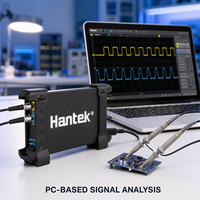 Oscilloscope numérique USB professionnel Hantek 6022BL 2CH+16CH avec analyseur logique 20MHz 48MSa/s 1Mpts pour débogage embarqué