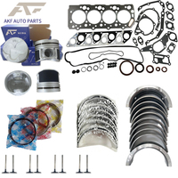 Car Engine D4BB Auto Engine Systems Overhaul Gasket Kit Piston & Parts Valve Main Connecting Rod Bearing Set for Hyundai 2.6D