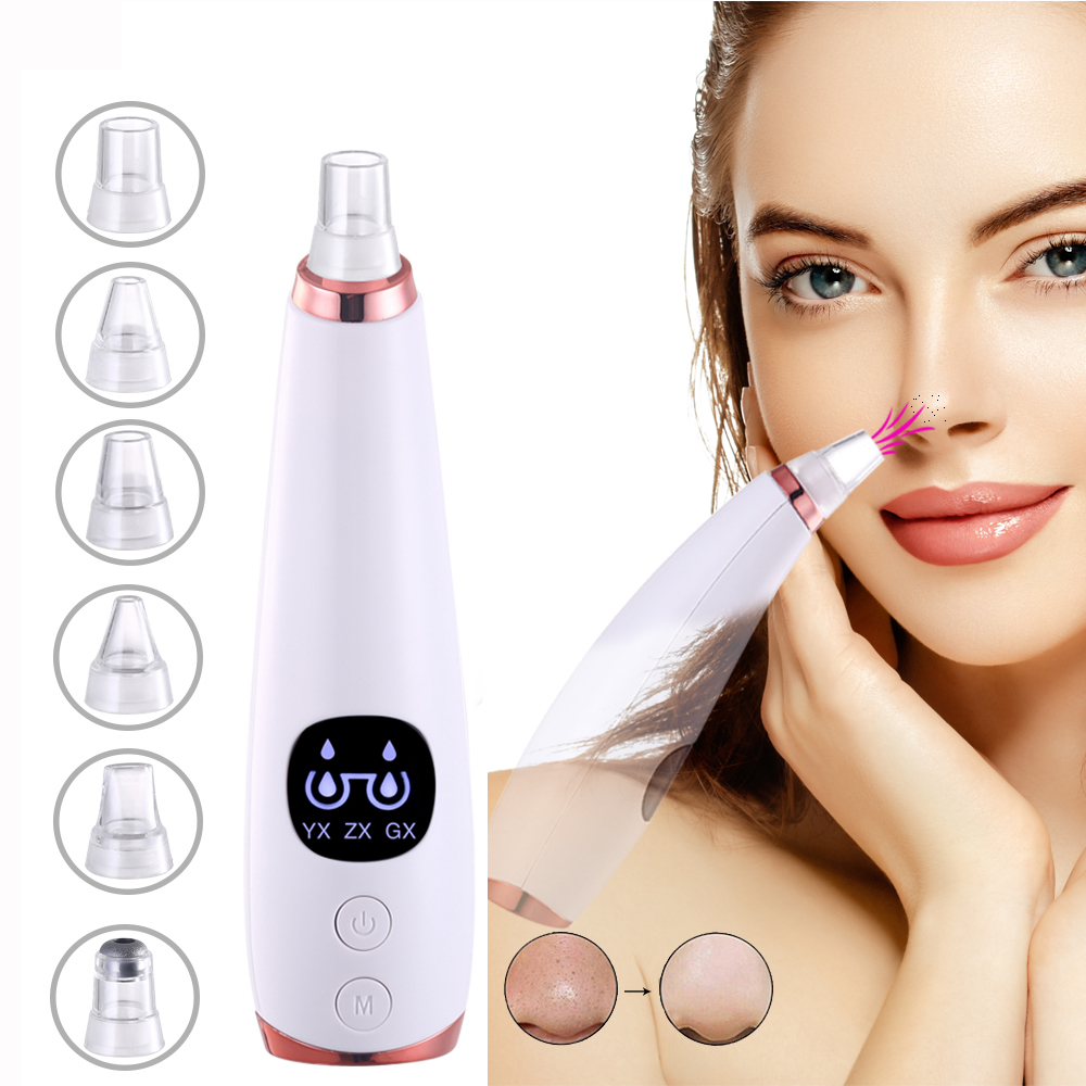 Electric Skin Care Appliance Facial Nose Cleaning Black Head Peel Removal Pore Cleaner Vacuum Comedo Suction Blackhead Remover