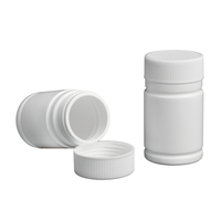 Capsule en plastique de 30ml avec bouchon à vis bouteille en PE à usage industriel pilule bouteille en plastique de médecine