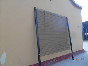 Panel de valla de jardín curvo de alta seguridad, transparente, resistente, soldado, Color verde, 358 - Product Image 2