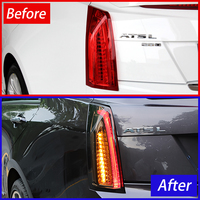 KGKB LED-Rückleuchten-Set für Cadillac ATS A1XX 2014-2018 Dynamischer Blinker Ersatzlampe Plug & Play