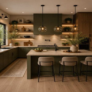 Set di Mobili da Cucina Moderni su Misura YALIG ODM con Scaffalature Aperte per Ristrutturazione Casa - Product Image 5