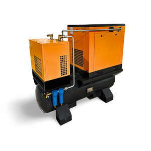 Best Price Naibang 4-in-1 Industrial Fixed Speed Piston Motor Engine 7.5 Kw Oil-Free Quiet <b>Cooled</b> 8 - Product Image 4