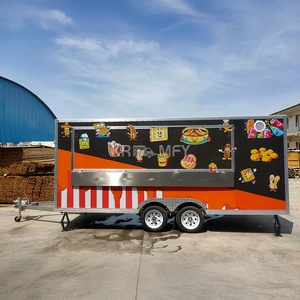 2025 Street Car Commercial Mobile Foodtruck Cocina Concesión Camión Catering Comida Remolques Totalmente equipados - Product Image 4