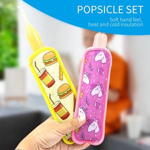 Múltiples patrones, bolsas <span class=keywords><strong>de</strong></span> soporte para paletas <span class=keywords><strong>de</strong></span> verano, mangas para paletas, mangas para paletas <span class=keywords><strong>de</strong></span> hielo, funda protectora reutilizable para congelador <span class=keywords><strong>de</strong></span> hielo para niños - Product Image 5