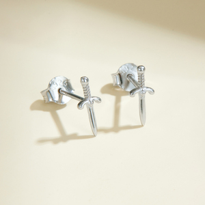 FUAMAY 2025 S925 <span class=keywords><strong>argento</strong></span> placcato oro 18K spada <span class=keywords><strong>orecchini</strong></span> <span class=keywords><strong>orecchini</strong></span> stile Punk per donna - Product Image 4